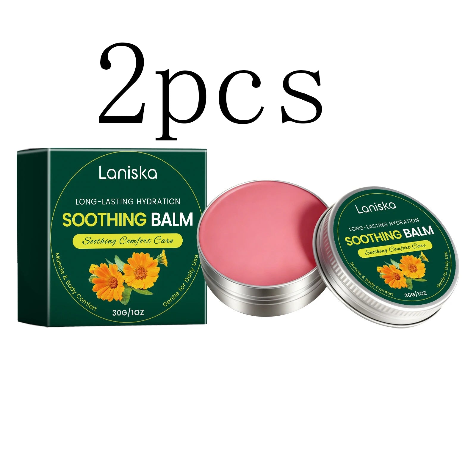 Laniska Natural Massage Balm – Joint, Knee & Neck Daily Care Massage Balm Ointment Oasis Select 2pcs