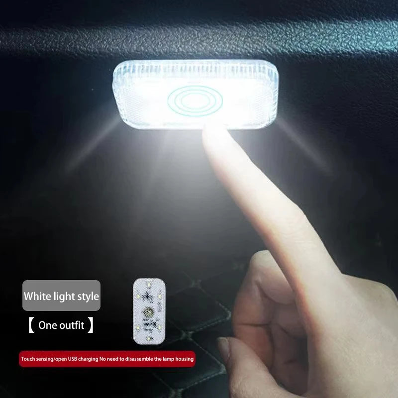 Wireless LED Touch Light – Magnetic Car Interior Reading Lamp