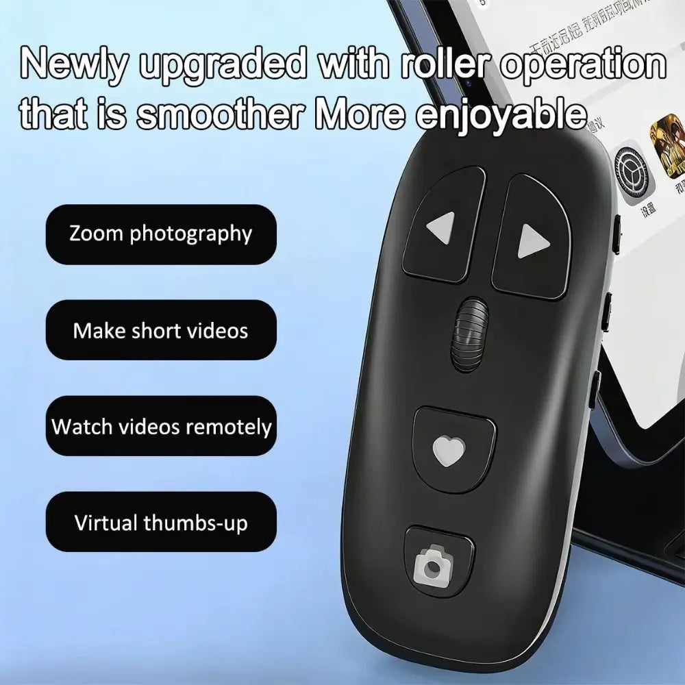 Stable Signal Transmission Bluetooth Remote Control Zoom & Focus Fingertip Control Camera Remote Control Multi-functional Oasis Select