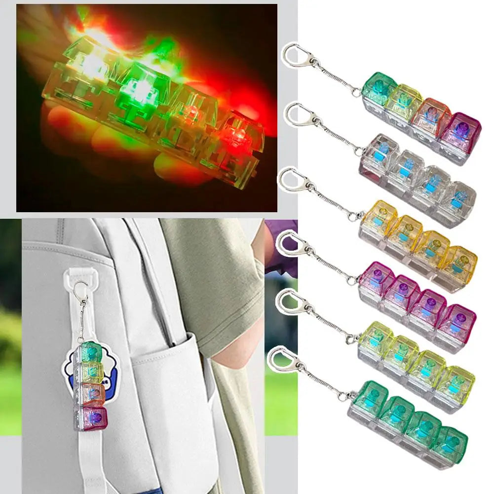 Mechanical Keyboard Fidget Keychain – DIY Keycap Stress Toy Fidget Keychain Toy Oasis Select