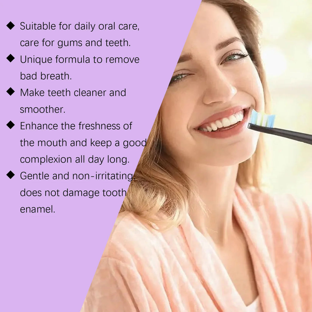 Natural Cooling Mint Teeth Whitening Toothpaste Deep Clean Plaque Yellow Teeth Remover Fresh Long Lasting Breath Daily Oral Care Oasis Select
