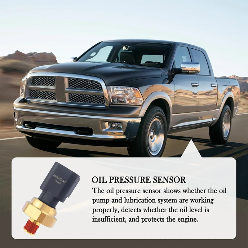 Engine Oil Pressure Sensor Sender Switch Oil Sending Unit Transmission Pressure Switch Car Accessories Replace OEM 05149062AA Oasis Select