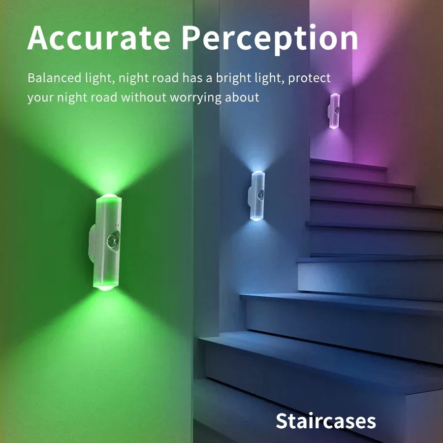 Motion Sensor LED Night Light – Rechargeable Magnetic Wall Lamp LED Night Light Oasis Select