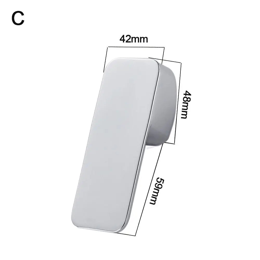 Chrome Plated Faucet Handle Metal 35mm/40mm Taps Switch Handle Hot Cold Faucet Mixer Tap Replacement Cover Kitchen Bathroom Oasis Select C