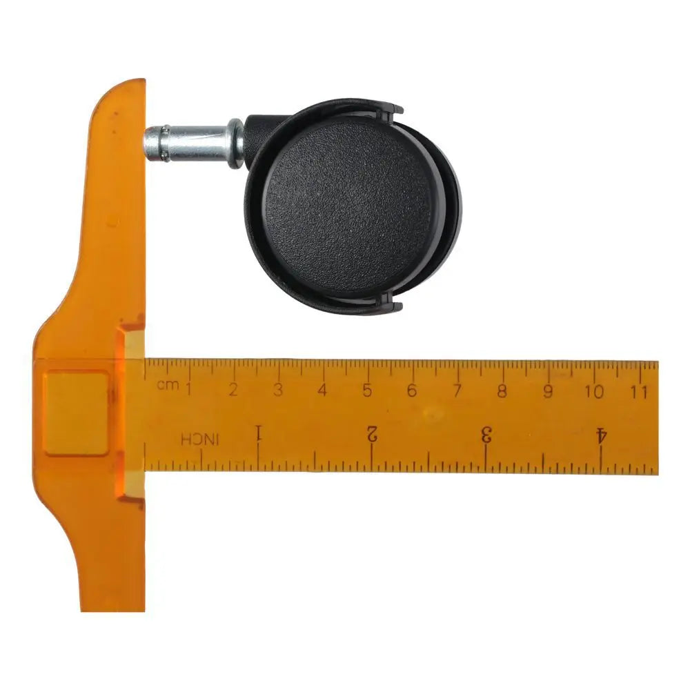 Durable Nylon Insert Rod 360 Degree Universal Caster PP Silver 1.5 Inch Swivel Casters Iron Black Furniture Pulley Worker Oasis Select