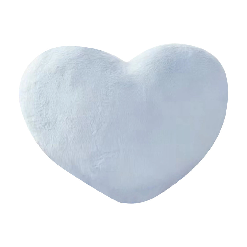 Cute Heart Shaped Pillow Soft Plush Throw Pillows Living Room Decor Valentines Day Wedding Gifts Love Pillow Heart Sofa Cushion Oasis Select 30cm Sky Blue