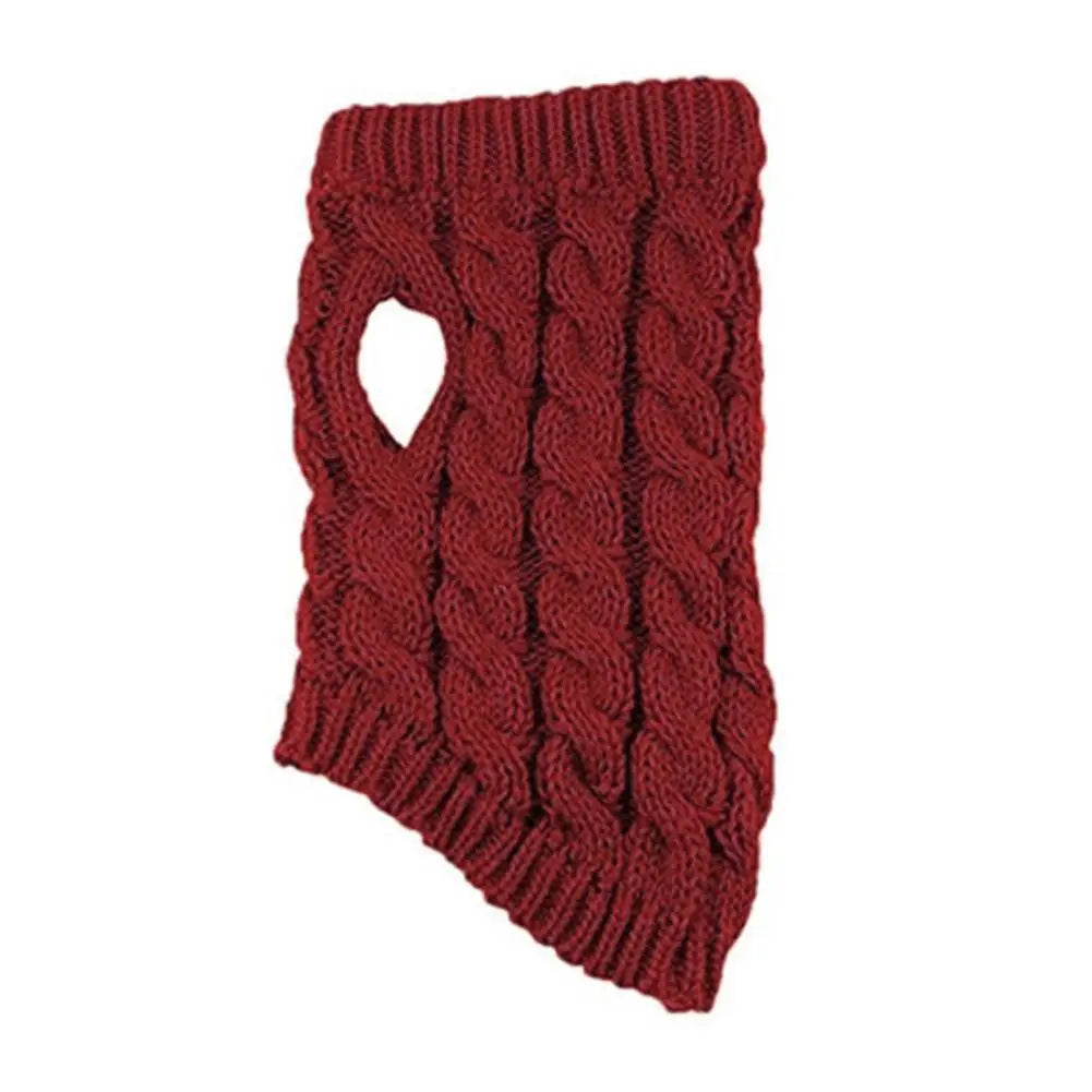 Turtleneck Knit Pet Sweater for Dogs & Cats | Winter Pullover