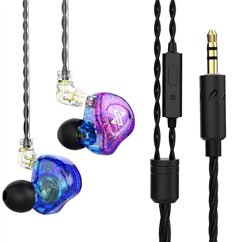 QKZ CK5 File Wired Earphone Professional Gaming Sports Noise