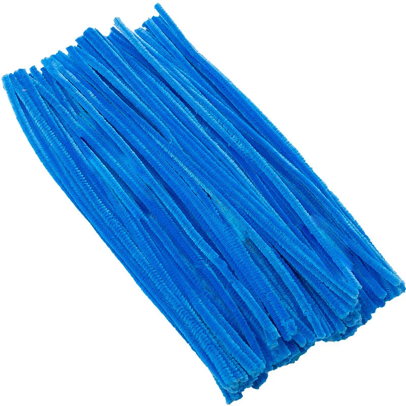 100pcs Mix Color Craft Wire for Handicrafts Twisting Stick DIY for Bouquets Halloween Christmas Easter Hair Jewelry Making Oasis Select Lakel Blue 100pcs
