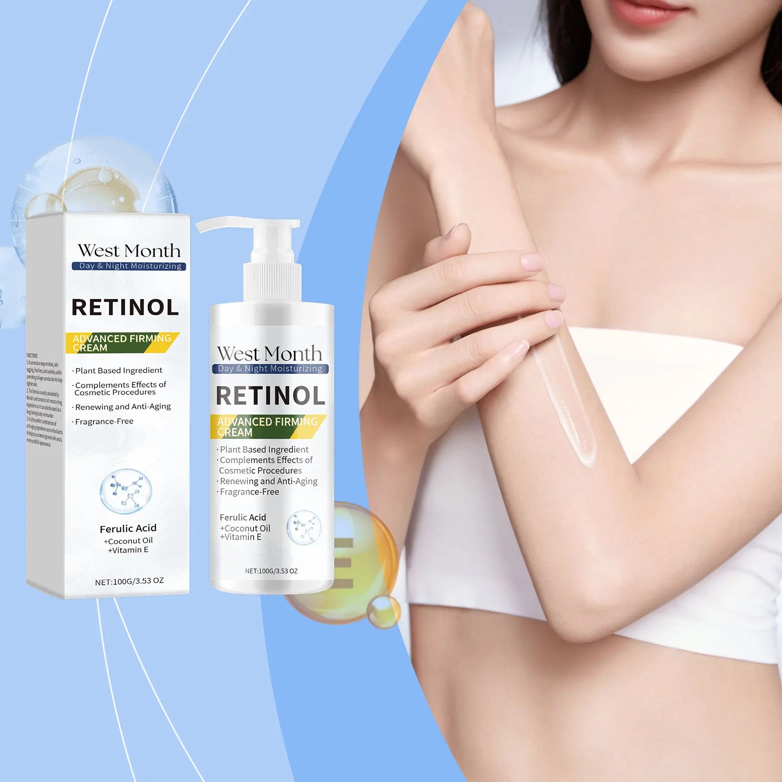 Retinol Body Firming Cream – Tighten & Anti-Aging Skin Body Firming Cream Oasis Select