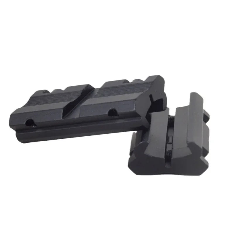 Weaver Picatinny Adapter 11mm Dovetail 2Pcs CNC Aluminum Mount Base 9.5mm-10mm Mini Clamp Red Dot Sight Converter Oasis Select