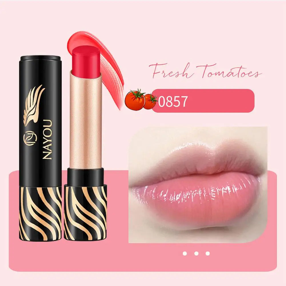 NAYOU Carotenoid Color-Changing Moisturizing Lipstick Color-Changing Lipstick Oasis Select tomato