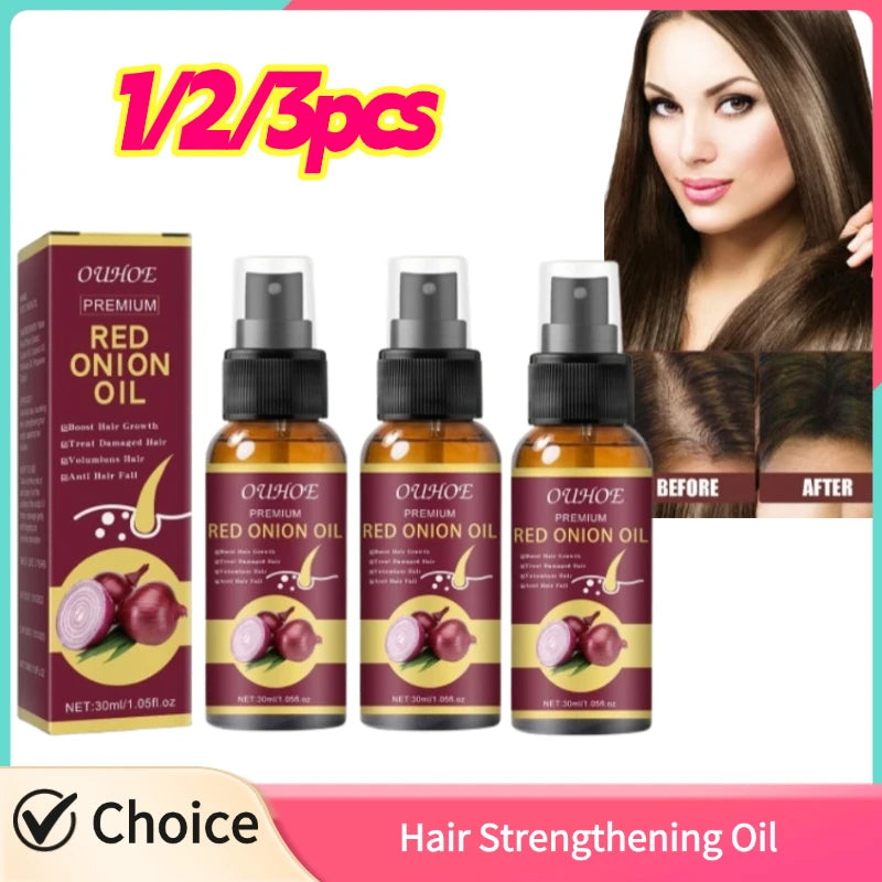 Red Onion Hair Oil Spray – Nourish Roots & Reduce Hair Loss