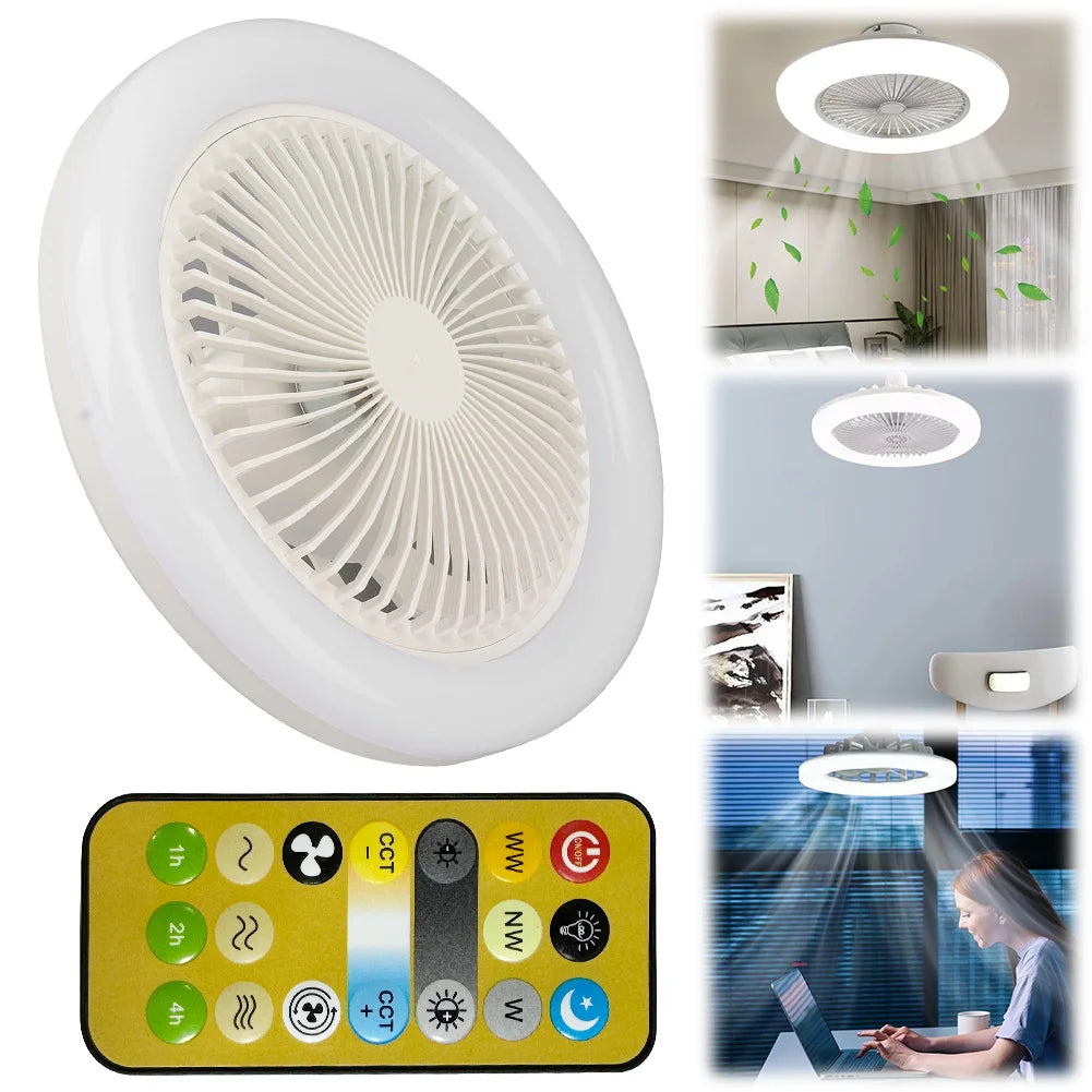 Flush Mount Ceiling Fan with Light & Remote | 3 Speeds Dimmable Ceiling Fan Light Oasis Select United States