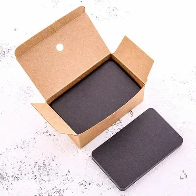 100 Pieces Christmas Birthday Invitation Cards Greeting Wedding Shower Party Decoration Favor Supply Set for Festive Celebration Oasis Select black