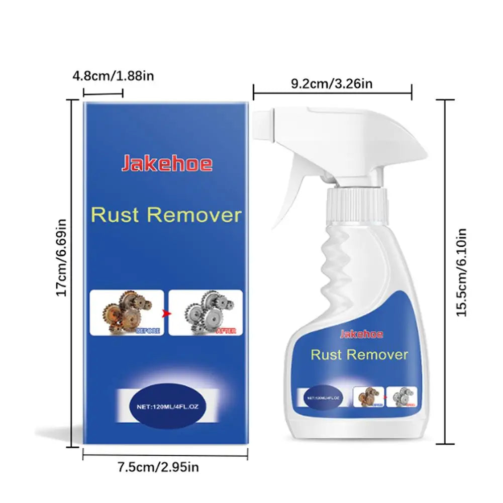 120ml High Efficiency Metal Rust Removal Spray Car Faucet Wheel Lubricating All-purpose Spray Removal Rust Polished Repar Oasis Select