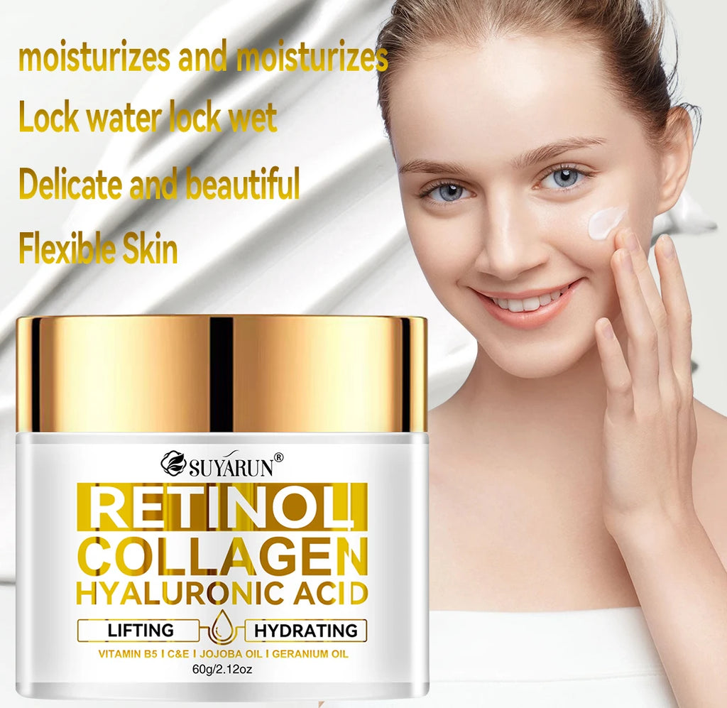 Retinol Collagen Moisturizing Face Cream – Hydrating & Brightening