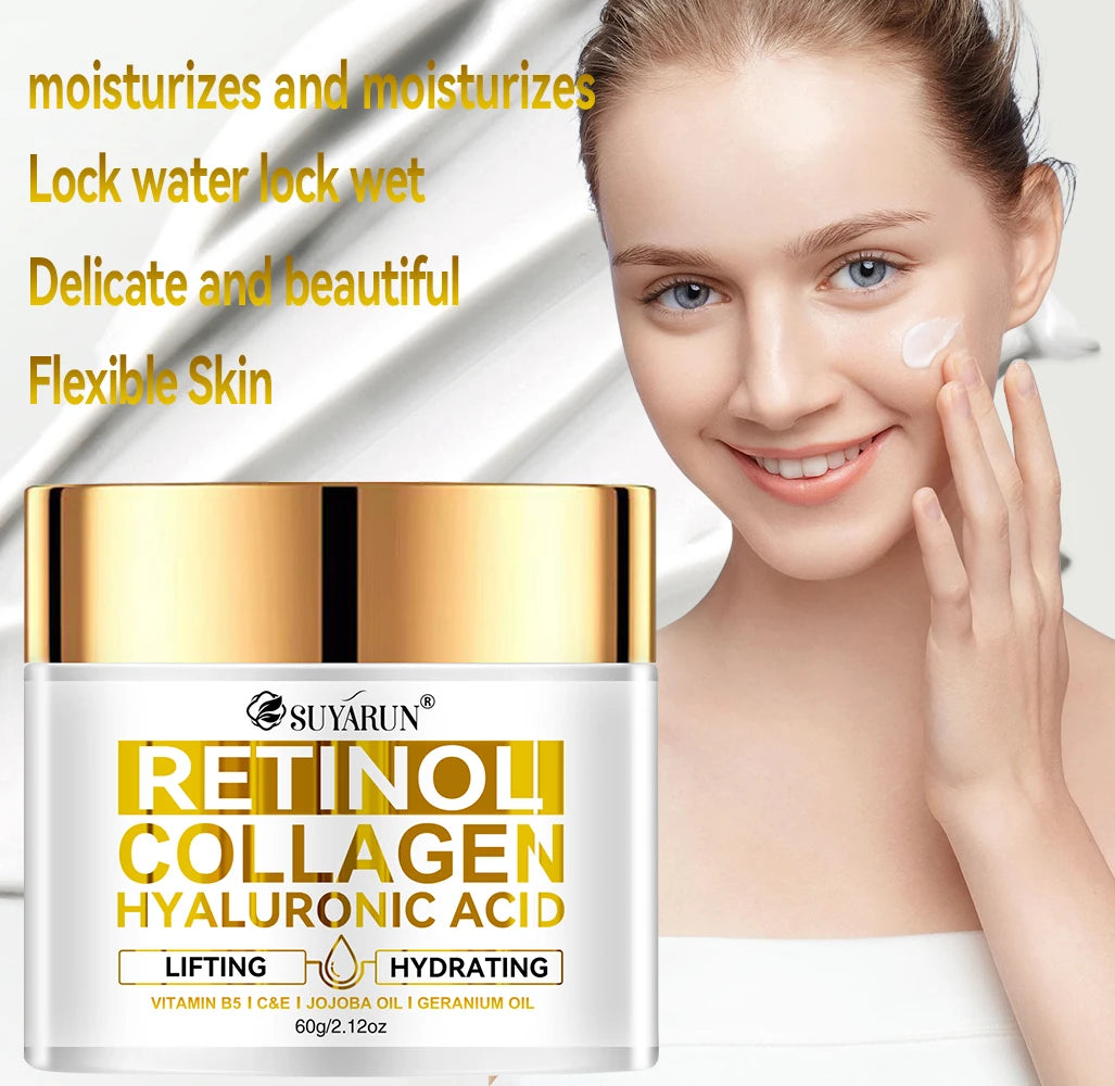 Retinol Collagen Moisturizing Face Cream – Hydrating & Brightening