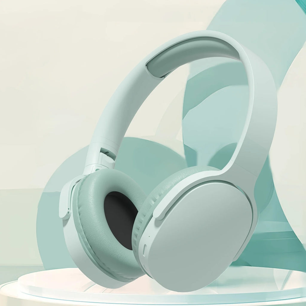 Wireless Bluetooth Earphone Stereo Hifi Headset Super Long Battery Life Game Earbuds Over-ear Wireless Headphones Blutooth Oasis Select Green