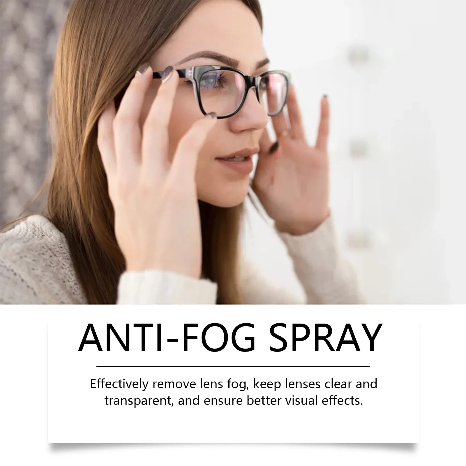 Eyeglass Cleaning Fluid Anti Fog Glasses Cleaning Lenses Remove Scratches Fingerprint Clear Vision Waterproof Portable Defogger Oasis Select