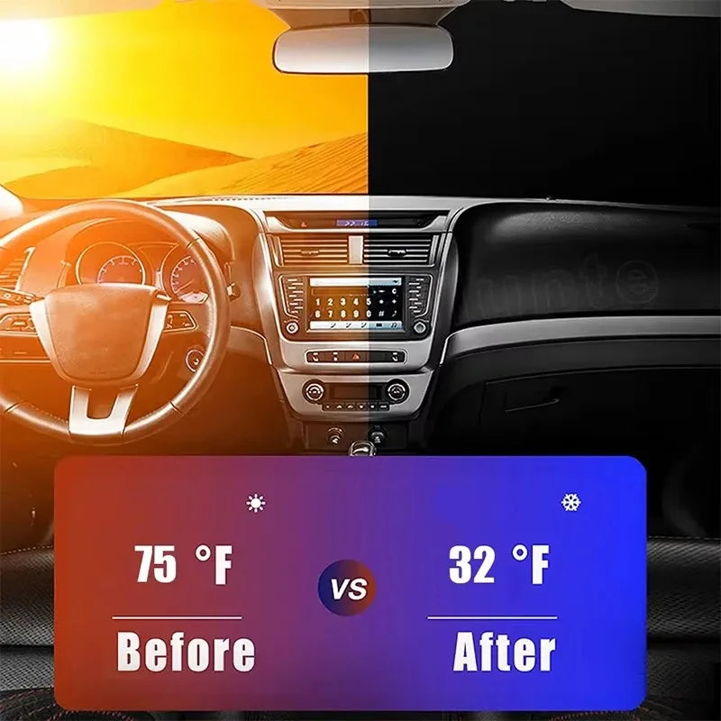 Folding Windscreen Visor Car Front Window Sunshade Cover Sun Shade Windshield New Summer Auto UV Protection Styling Accessories Oasis Select