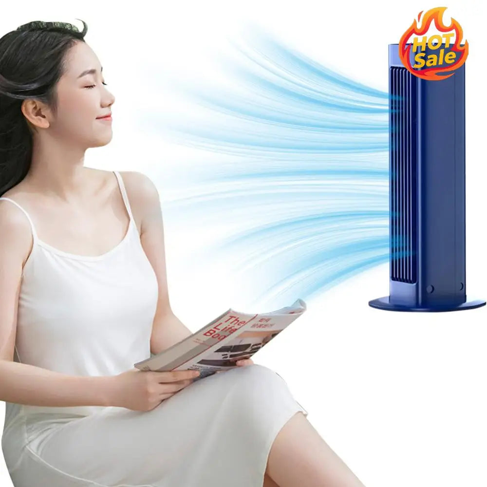 Leafless Fan Remote Control Bladeless Air Cooler Fan LED Desktop Standing Fan for Bedroom Living Rooom Bathroom Oasis Select
