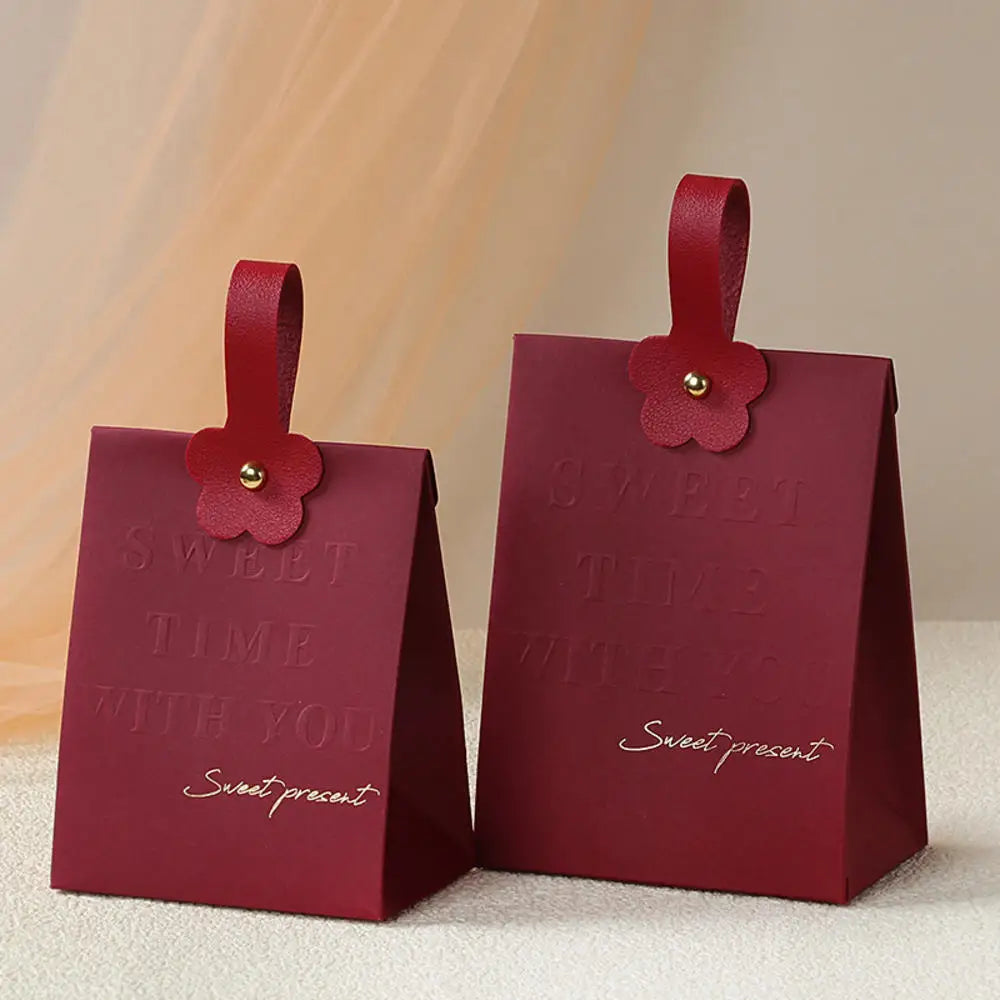 Large Triangle Shape Paper Bag Packaging Box With Handles Wedding Gifts For Guests Candy Boxes For Wedding Baby Shower Party Oasis Select 05-14.5x11x7cm Other