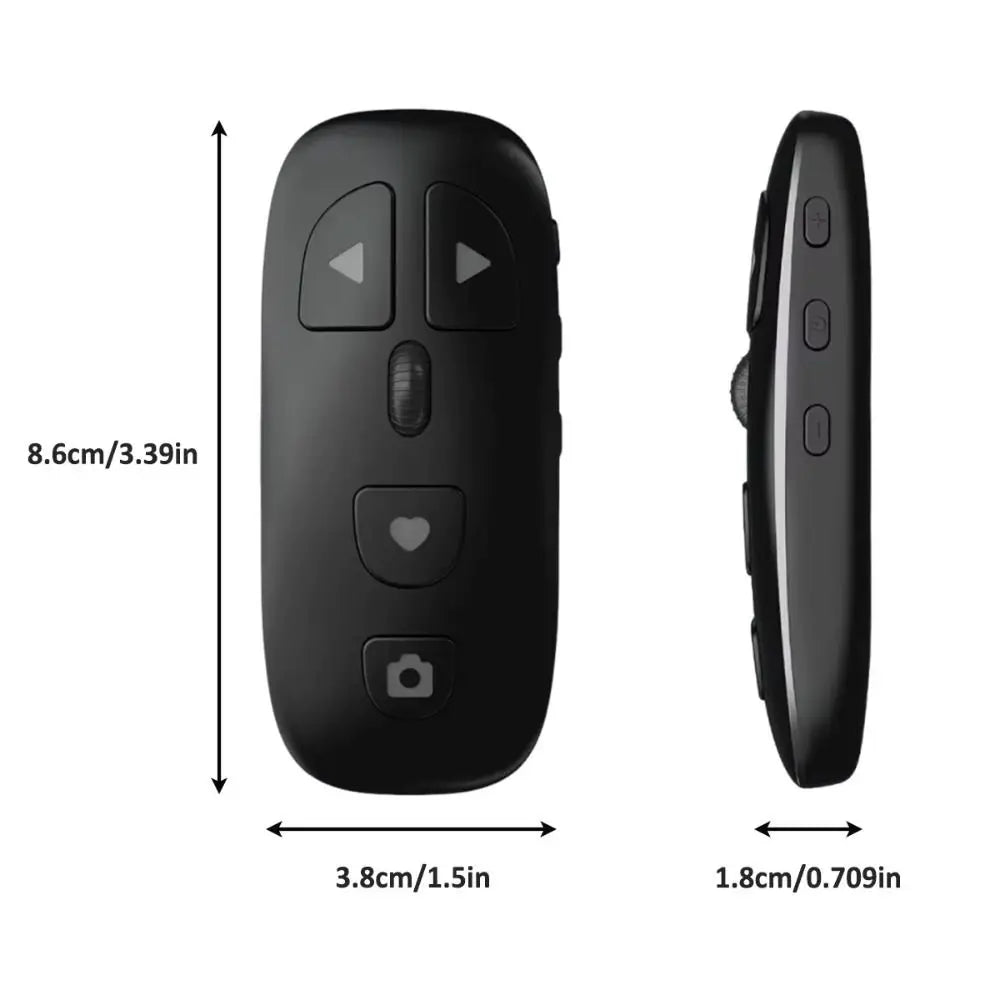 Stable Signal Transmission Bluetooth Remote Control Zoom & Focus Fingertip Control Camera Remote Control Multi-functional Oasis Select