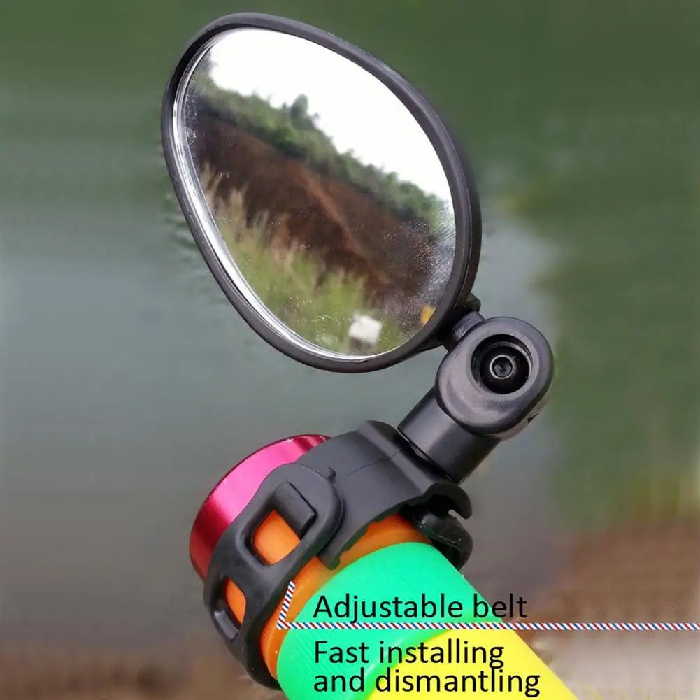 360° Adjustable Bicycle Rearview Mirror – MTB & Road Bike Bicycle Handlebar Mirror Oasis Select Australia