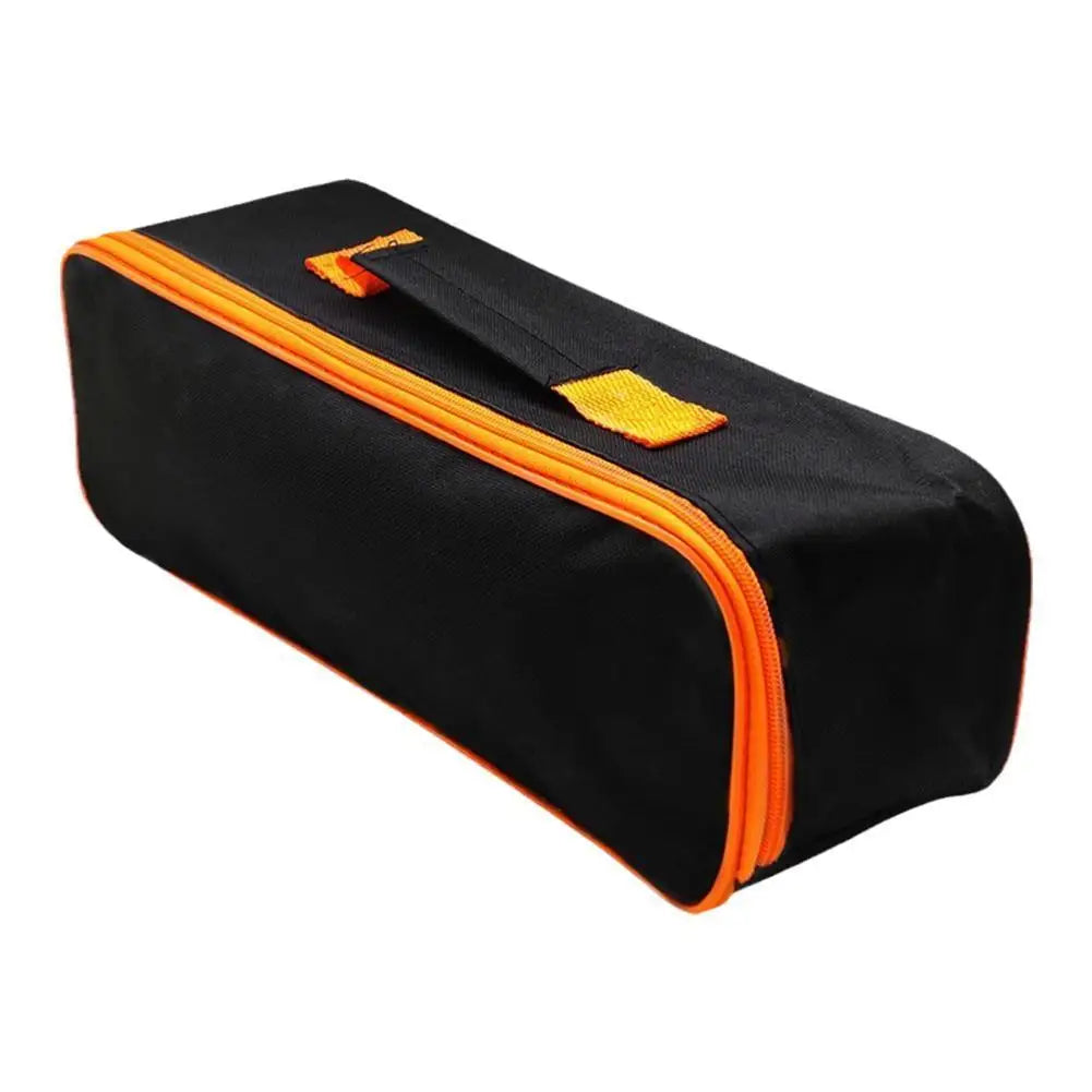 3 Sizes Tool Pouch With Zipper,Tool Bag For Screw Plier Wrench Screwdriver Mechanic Car Vacuum Hand Power Tool Storage Organizer Oasis Select black L-42CM