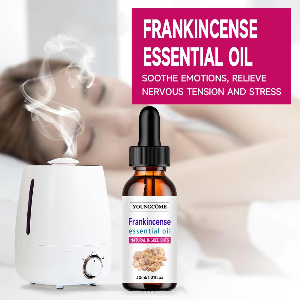 Frankincense Essential Oil Natural Boswellia Serrata Oil - for Diffuser, Hair Care, Face, Skin Care, Aromatherapy, Scalp +- Oasis Select