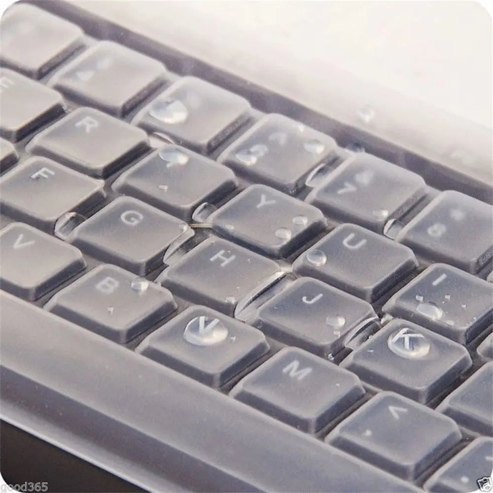 1Pcs Universal Waterproof Silicone Desktop Computer Keyboard Cover Clear Skin Protector Film Shell Dust-Proof Protective Film Oasis Select