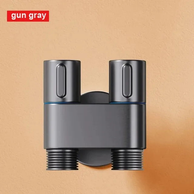 Bidet toilet sprayer set spray water bathroom handheld bidet sprayer toilet shower double outlet angle valve toilet accessories Oasis Select Grey Dual Control