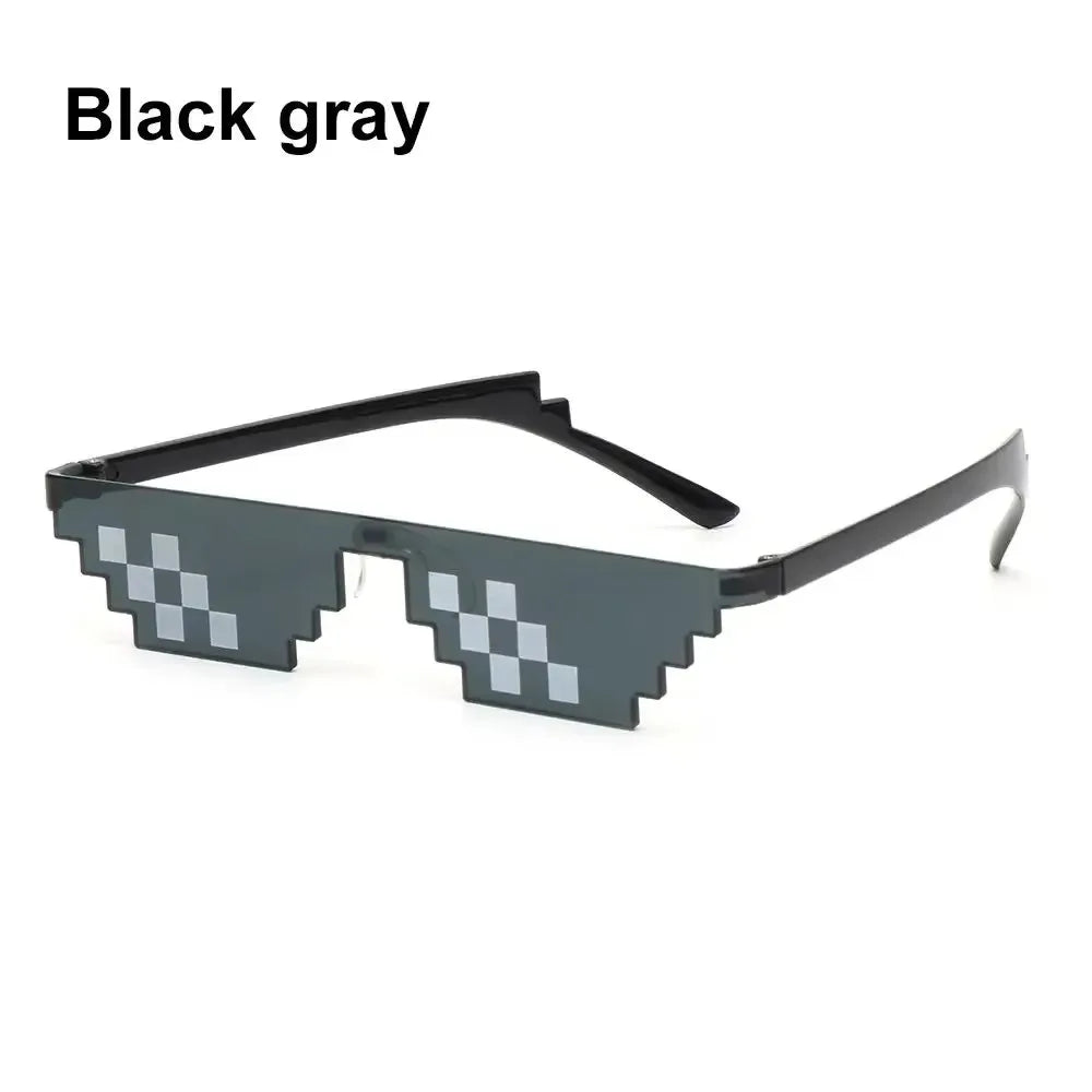 1 2 Mosaic Funny Party Glasses Festival Photo Props Anime Pixel