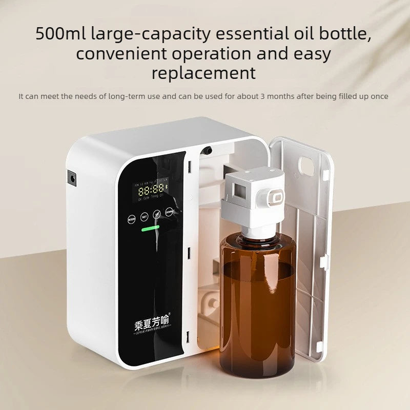 Intelligent Aromatherapy Machine Humidifier Bedroom Fresh Air Toilet Deodorization Fragrance 500ml Large Capacity Aroma Diffuser Oasis Select
