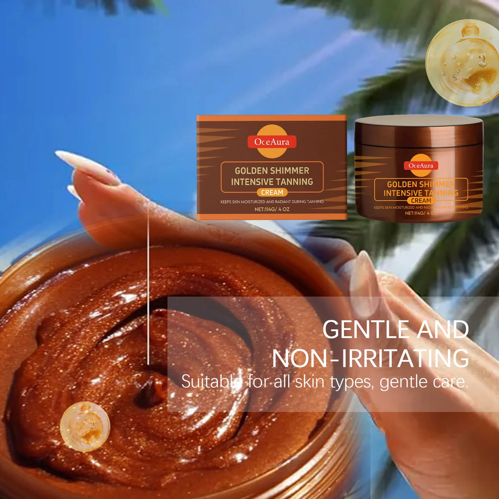 OceAura Golden Body Tanning Lotion & Bronzer Accelerator