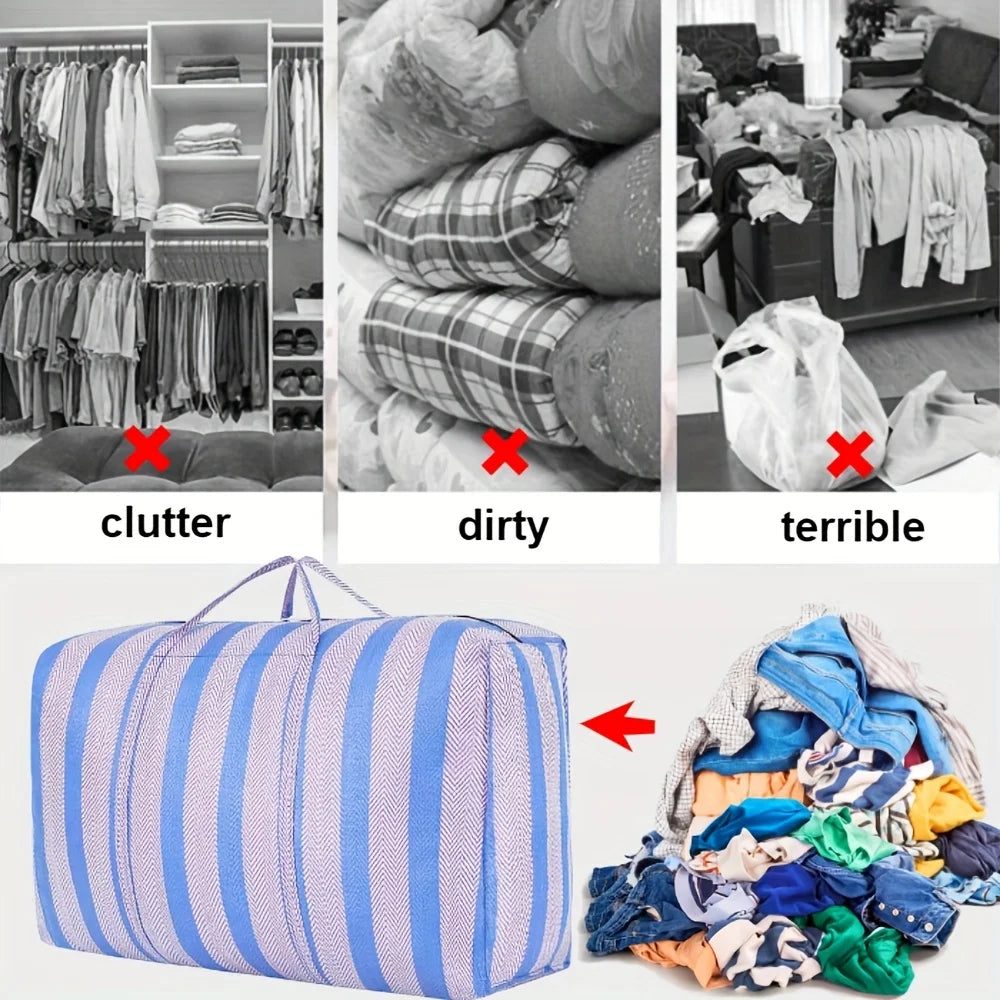 180L Heavy-Storage Bag , Portable Storage Organizer with Reinforced Nylon for Car Travel, Moving House & Outdoor Camping Oasis Select