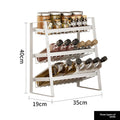 Kitchen seasoning rack countertop multi-layer seasoning rack multi-functional storage artifact Oasis Select 3 layers of white