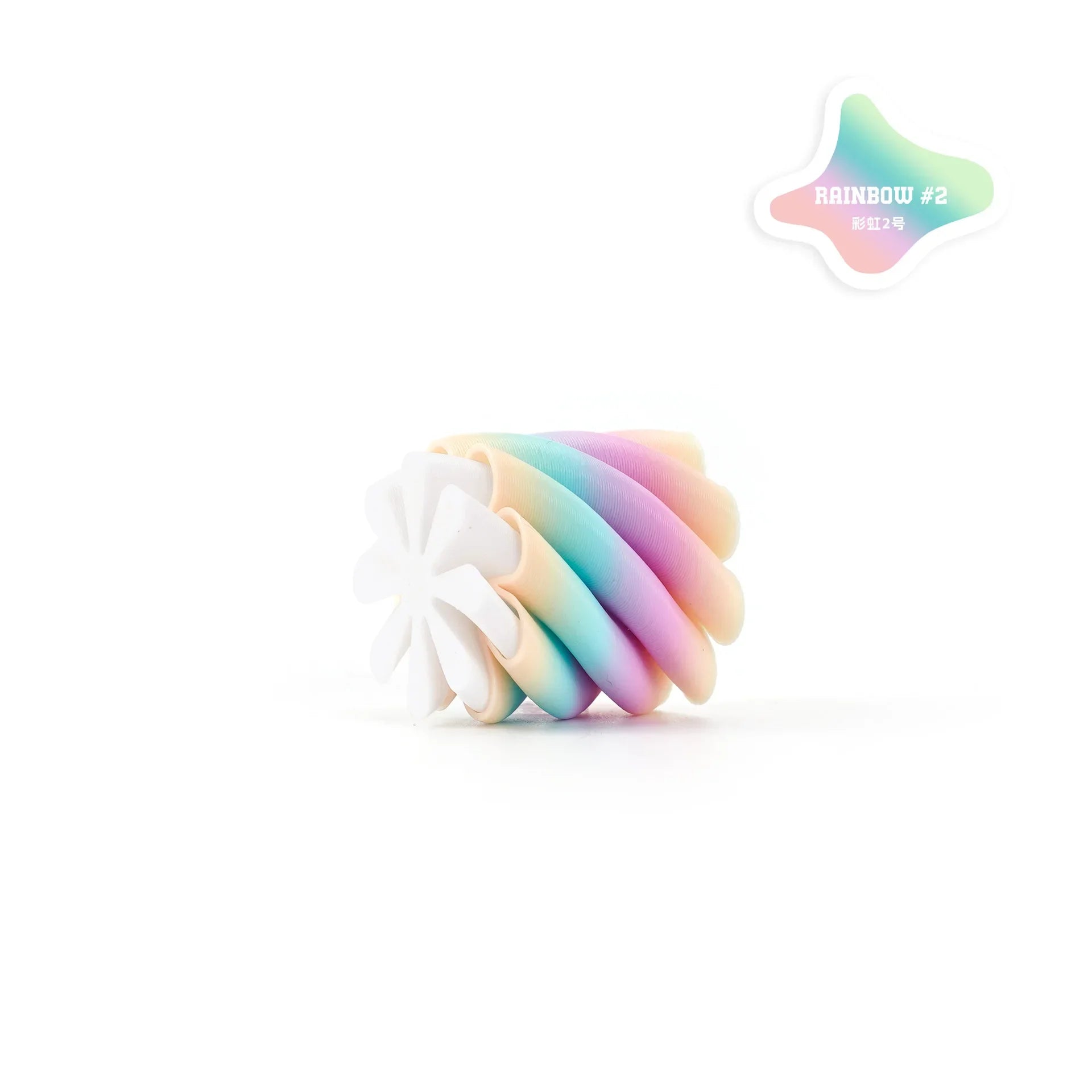 3D Printed Helix Screw Rotating Toys Stress Reducing Tool Pyramid Passthrough Sculpture Spiral Cone Ornaments Home Decoration Oasis Select Style 23