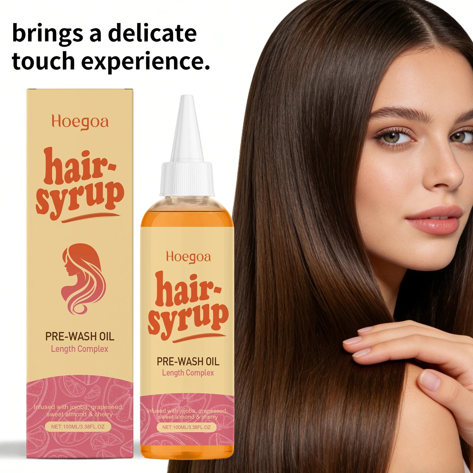 Jojoba Hair Essencial Oil Deep Nourish Scalp Voluming Anti-Frizzy Repair Damaged Hair Oil Enhance Shine Moisturizing Hair Care Oasis Select