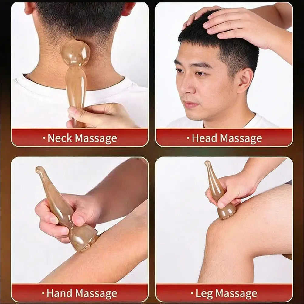 Resin Acupoint Massage Stick – Body, Foot & Head Relief Acupoint Massage Tool Oasis Select