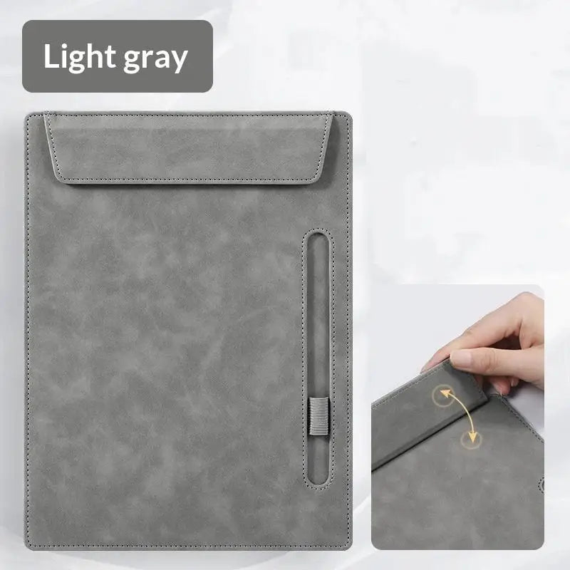 A4 PU Leather Clipboard – Magnetic Closure & Pen Slot