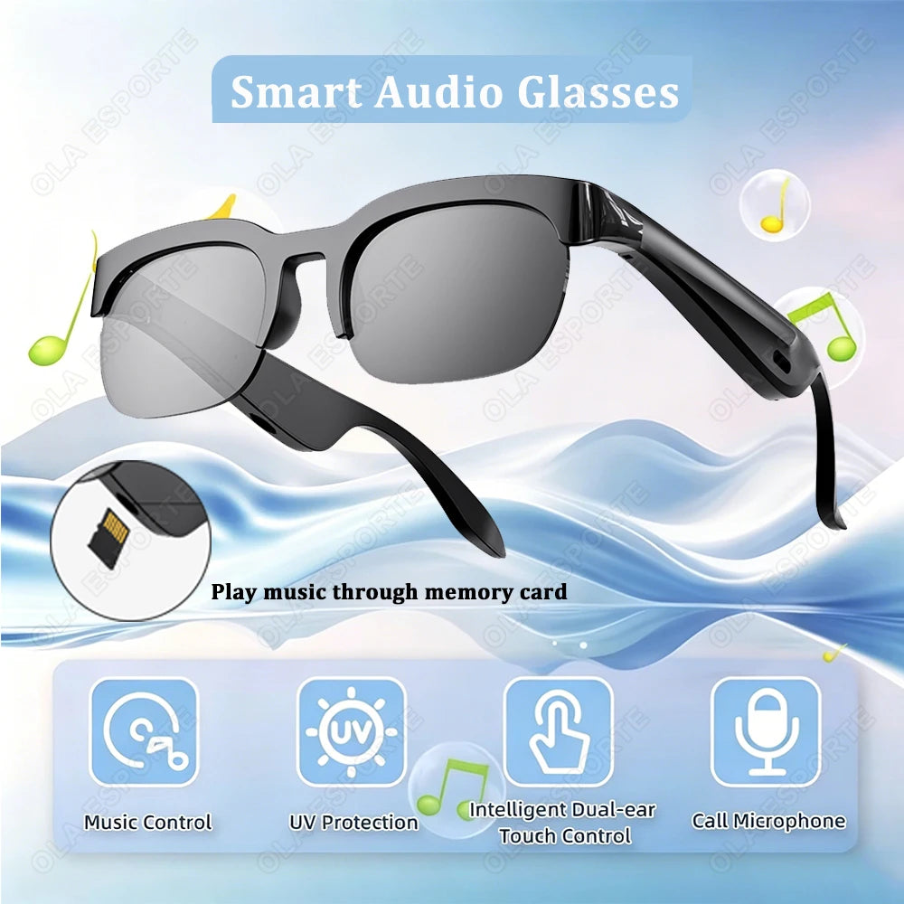 AI Smart Glasses – Bluetooth, Translation, Music & Calling