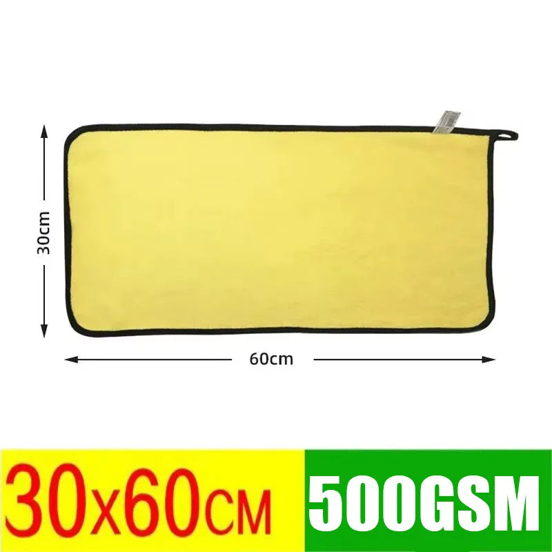 1/3Pcs Microfiber Cleaning Towel Car Cleaning Cloths Professional Detailing Car Drying Microfiber Towel Wash Towels Accessories Oasis Select 1pcs-30x60cm