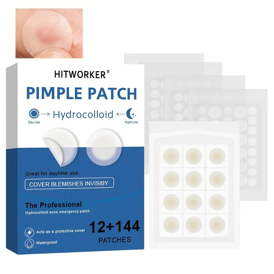 Adult acne patch, hydrocolloid -540 tablets, mild and non irritating, alcohol free, suitable for all skin types, waterproof and Oasis Select 156pcs