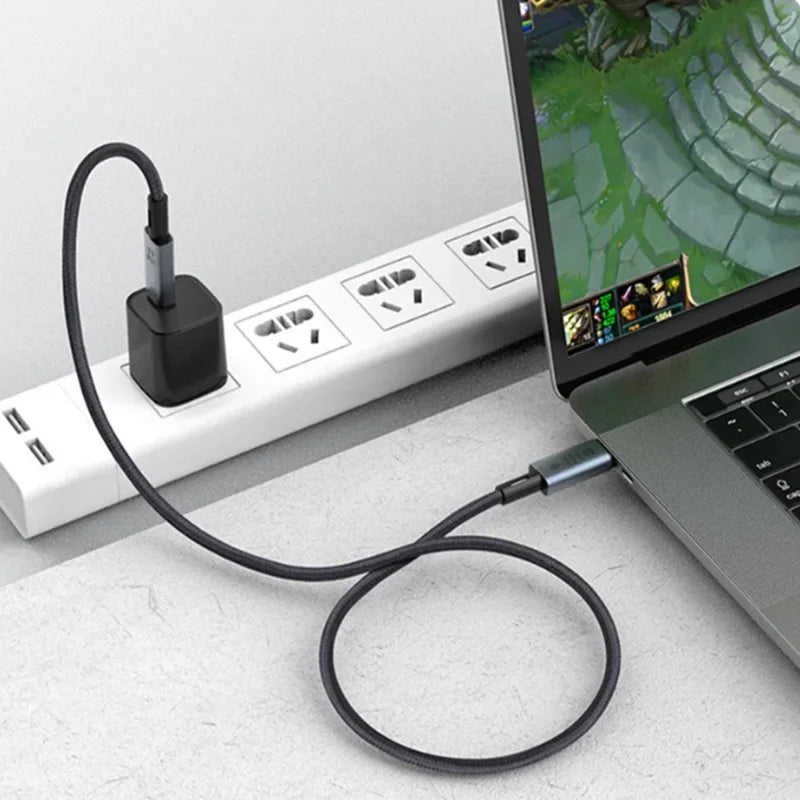1m 240W USB C to USB C Fast Charging Cable 40Gbps Data Cable with 8K Video Transfer Speed For iPhone 16 Pro Macbook TV Laptop Oasis Select