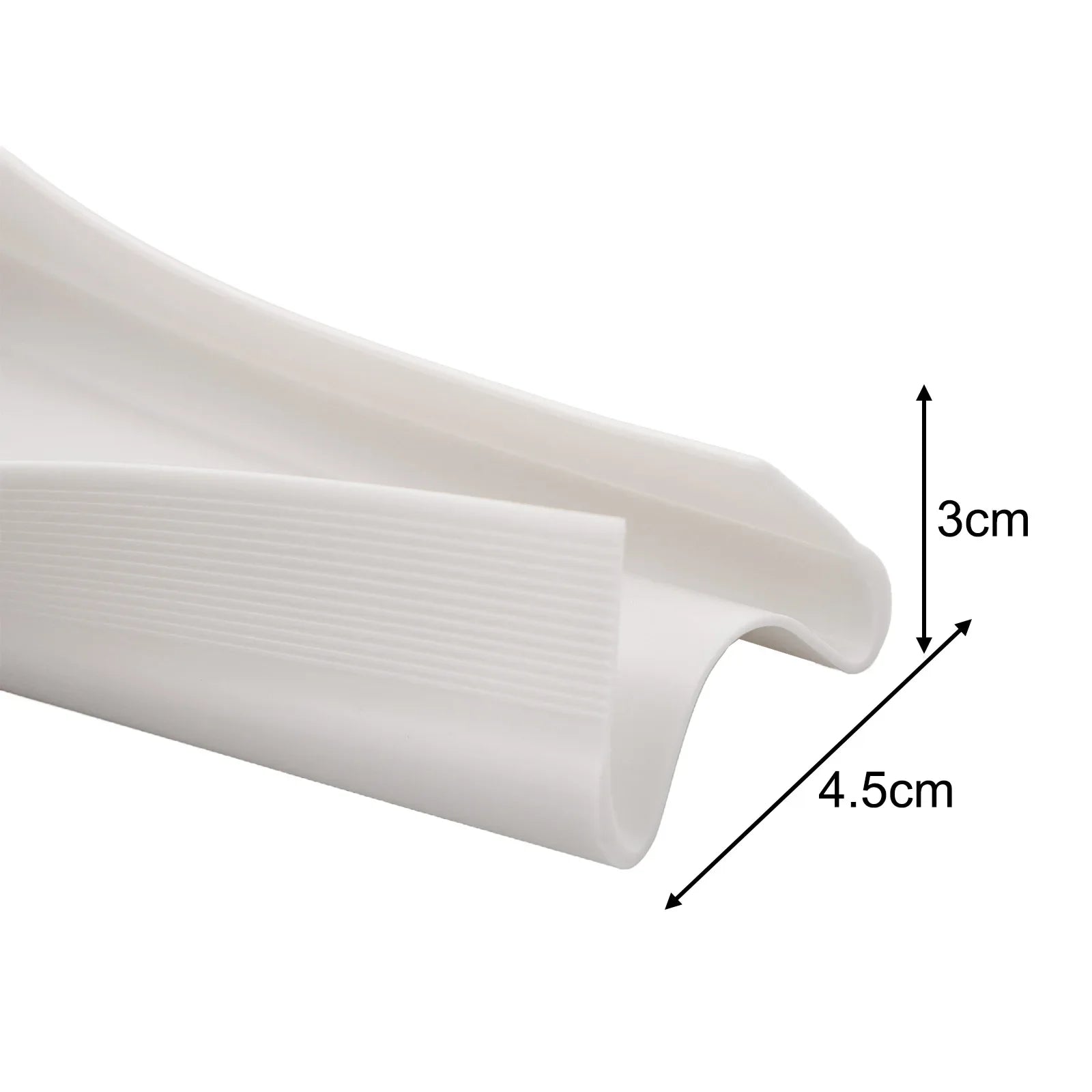 PVC Flexible Door Bottom Sealing Strip 93cm Rubber Under Door Draft Stopper Sealing Strip Household Replacement Hardware Supplie Oasis Select white China Mainland
