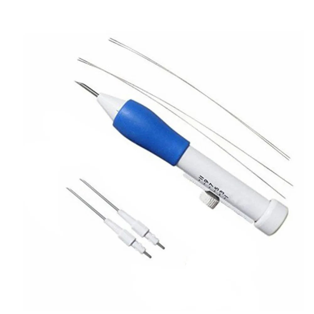 Magic Embroidery Pen Embroidery Needle Weaving Tool Fancy Silica Gel 1Embroidery Pen+4Needles For Embroidery Free Shipping Items Oasis Select