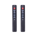 6-Key Learning Remote Controller for TV STB DVD DVB HIFI Wireless Control Television Controller for Home Smart Television Tools Oasis Select Black 2PCS China Mainland