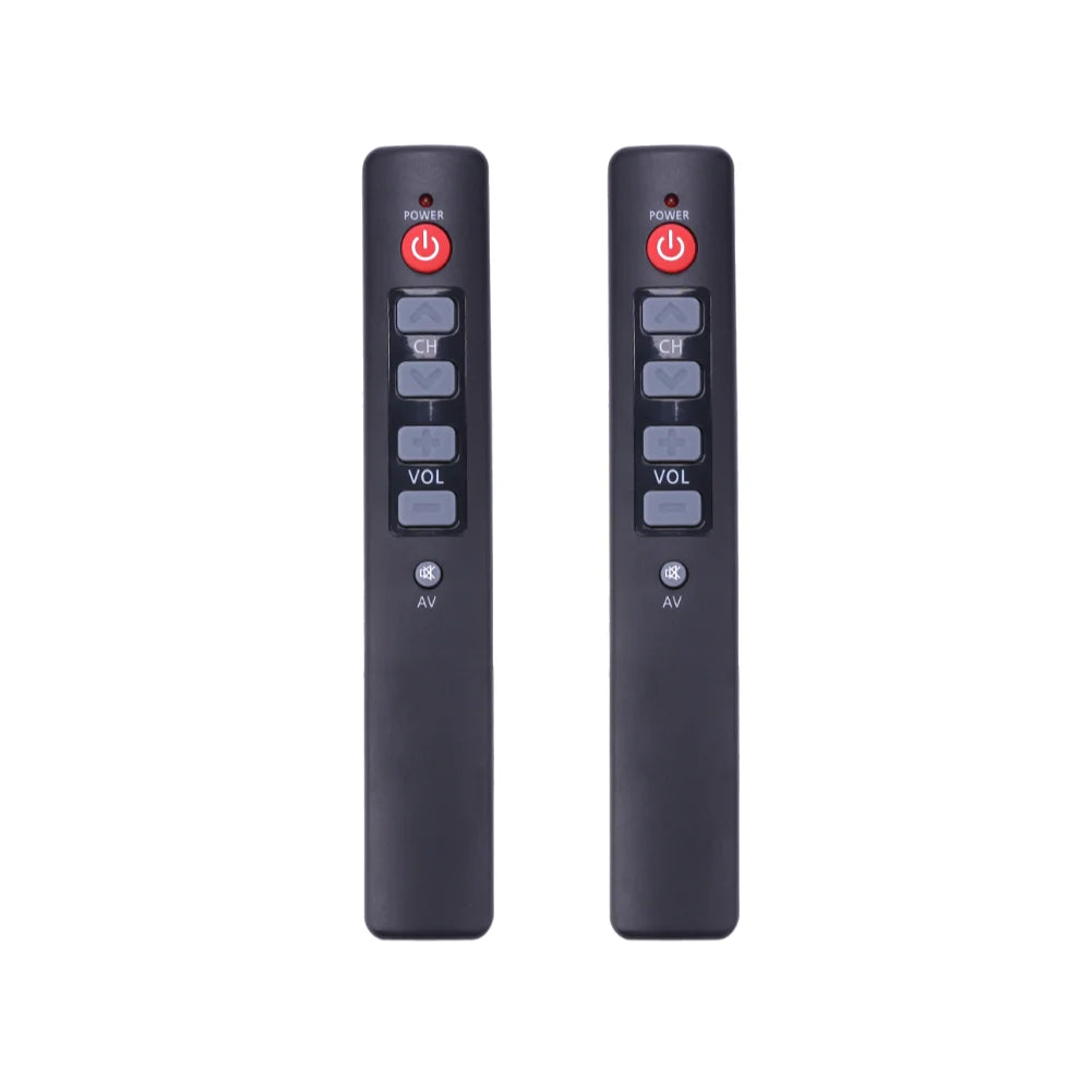 6-Key Learning Remote Controller for TV STB DVD DVB HIFI Wireless Control Television Controller for Home Smart Television Tools Oasis Select Black 2PCS China Mainland